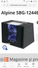 Subwoofer Alpin 800W si statie JBL. foto