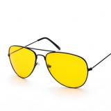 Ochelari Night Vision Pentru Condus Anti-Orbire Aviator Design - Model 3, Unisex, Protectie UV 100%