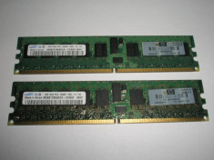 Memorie ram server workstation Samsung 1Gb PC2-5300P DDR2-667 1Rx4 foto