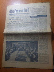 ziarul rulmentul 31 mai 1966-vizita lui ceausescu in barlad ,fabrica de rulmenti foto