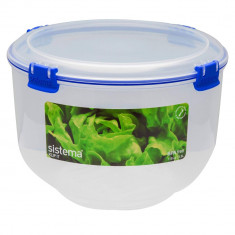 Bol cu capac etans pentru salata Sistema Klip It, transparent, plastic, 3,5 l, 14900 foto