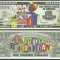 !!! SUA = FANTASY NOTE = &#039;&#039; HAPPY BIRTHDAY &#039;&#039; - 2013 - UNC / CADOURI