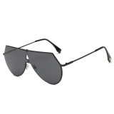 Ochelari De Soare Unisex Fashion - Supradimensionati Cu Lentila Plata - Model 2