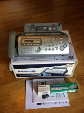 Vand Telefon / Fax Panasonic KX-FP218FX-S , Nefolosit (NOU) . foto