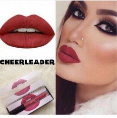 Kit set ruj gloss mat Huda Beauty + Creion Buze Cadou CHEERLEADER foto