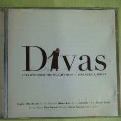 DIVAS - 32 Tracks From The World's Most Divine Female Voices - 2 C D ca NOI