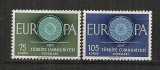 TURCIA 1960 &ndash; EUROPA CEPT, serie nestampilata K134, Nestampilat