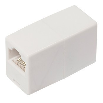 Adaptor UTP RJ45 prelungire mama RJ45 mama alb foto