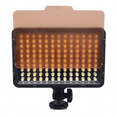 Lampa Foto - video cu Led model LE-130 A cu 2 fete interschimbabile foto