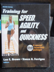 TRAINING FOR SPEED AGILITY AND QUICKNESS - LEE E. BROWN foto