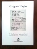 Cumpara ieftin Grigore Hagiu - Linistea versului (postume), (Editura Cartea romaneasca 1997)