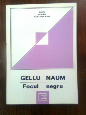 Gellu Naum - Focul negru (Editura Eminescu, 1995) foto