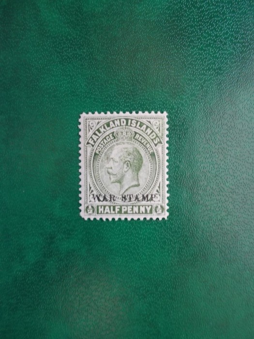 Falkland Isl. 1918 colonii George V supratipar - nestampilat MNH foto mare Falkland Isl. 1918 colonii George V supratipar - nestampilat MNH foto mare