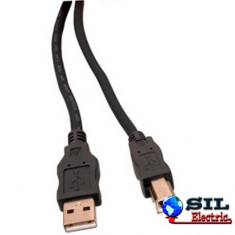 Cablu imprimanta USB 2.0 USB A tata - USB B tata 1.8m Valueline foto