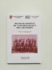 Banat-Caras Liviu Groza, Reuniunea de muzica din Caransebes, monografie, 2016 foto