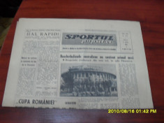 ziar Sportul popular 5 04 1967 foto
