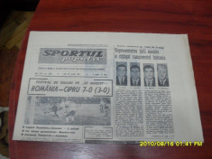 ziar Sportul popular 24 04 1967 foto