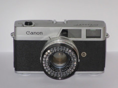 Canon Canonet 45mm F1.9 - Japan 1961 - Transport gratuit prin posta! foto