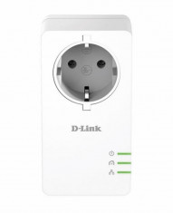 Powerline D-Link, Kit Adaptor Powerline 1000Mbs Homeplug AV2 Pass Through, QoS, port Gigabit foto