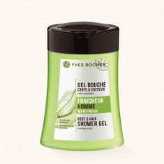 Gel ?ampon pentru par ?i corp Aloe Vera FRAICHEUR HOMME - barbati - 200 ml foto