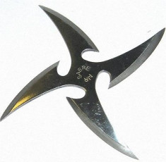 Stea Ninja cu 4 Colturi Sabre Air 611 Shuriken Shaken foto