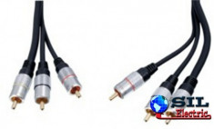 Cablu profesional 3 RCA Tata 3 RCA Tata 5.0M,HQ foto