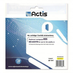 Consumabil Actis Cartus compatibil hp 655 yellow. 12ml. actis foto