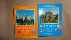 Dictionar roman - turc turc -roman 329+353pagini- Agiemin Baubec foto