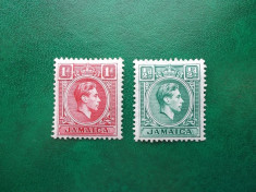 Jamaica colonii regele George VI - nestampilate MH foto