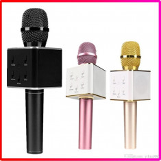 Microfon Wireless Karaoke cu Bluetooth, Boxa si USB Q7 foto
