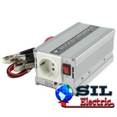 Invertor de tensiune 24V-230V,300W,iesire USB 5V,HQ foto