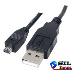 Cablu USB 2.0 USB A tata - mini USB 4p tata 1.8m foto