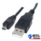 Cablu USB 2.0 USB A tata - mini USB 4p tata 1.8m