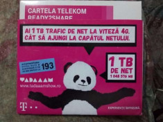 Cartela sim Telekom cu 1000Gb trafic internet foto