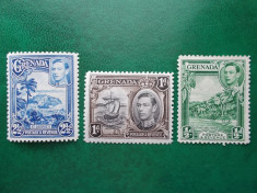 Grenada colonii regele George VI - nestampilate MH/MNH foto