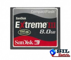 Card de memorie Compact Flash, 8GB,viteza de transfer mare, Transcend foto