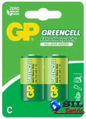 Baterie zinc Greencell GP R14 (C) 2 buc/blister foto