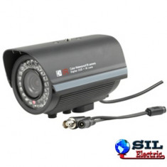 Camera supraveghere exterior, negru, CCTV, 42xLED IR 1.3&amp;quot;CCD 420 linii TV, Konig foto