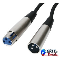 Cablu audio profesional pt. microfon, XLR 3p mama - XLR 3p tata, 6m foto