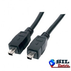 Cablu FireWire 4p tata - 4p tata 1.8m Well foto