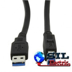 Cablu USB 3.0 USB A tata - USB B tata 1.8m foto