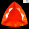 * Piatra naturala Opal de foc - 1.79 ct - certificat orange