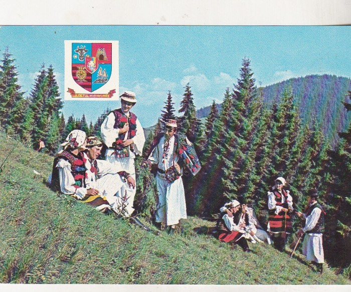 bnk cp Chipuri si porturi din Maramures - Vedere - circulata