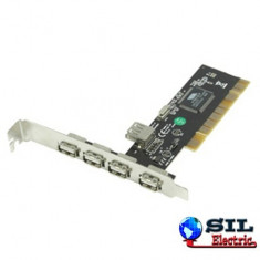 Placa USB2.0 PCI cu 4+1 porturi foto