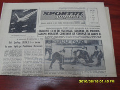 ziar Sportul popular 27 03 1967 foto