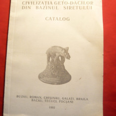Expozitia -Civilizatia Geto-Dacilor din Bazinul Siretului - Catalog 1992