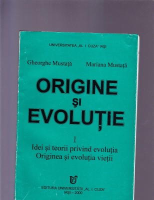 ORIGINE SI EVOLUTIE foto