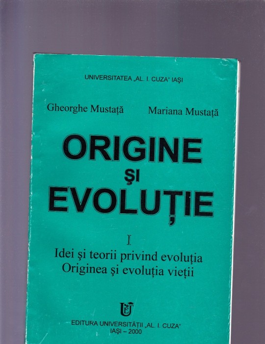 ORIGINE SI EVOLUTIE