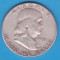 (3) MONEDA DIN ARGINT SUA - HALF DOLLAR 1951, FARA LITERA, BEN FRANKLIN