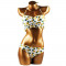 Costum de baie cu push up imprimeu ananas